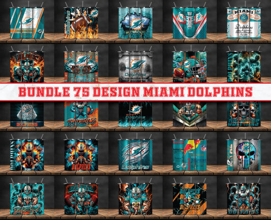 Miami Dolphins Tumbler Wrap , Football Tumbler Png ,32 Team Sport png 20