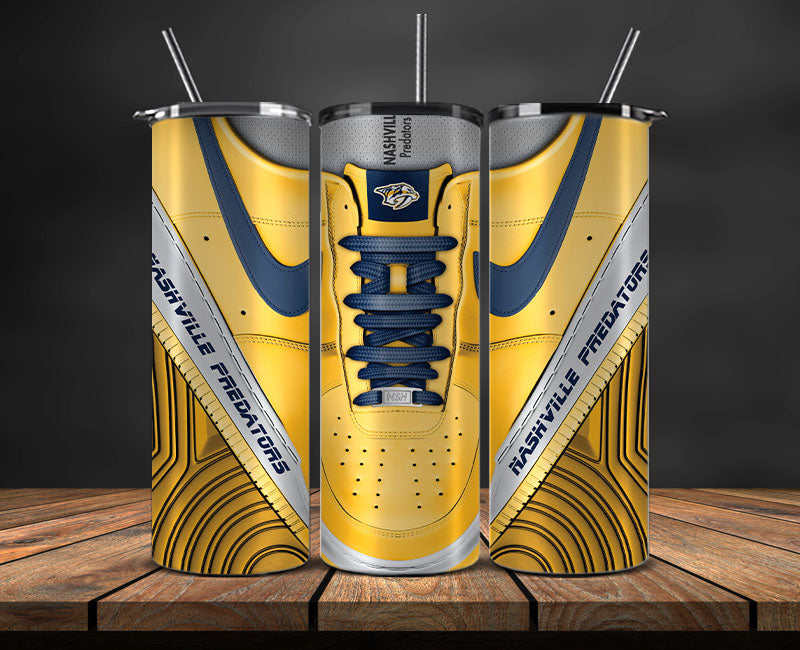 Nashville Predators Tumbler Wrap, NHL Sneaker Tumbler Wrap 21