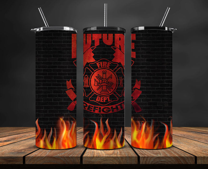 Firefighter Tumbler Wrap , Fire Rescue Fireman 22