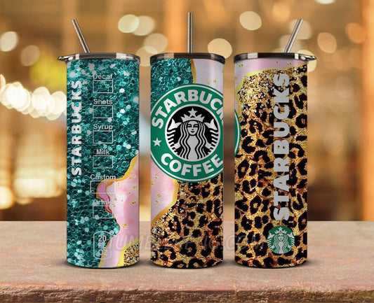 Starbucks Tumbler Png, Starbucks Glitter Sublimation, Skinny Tumbler 20oz, Skinny Starbucks 22