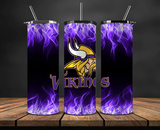 Vikings Tumbler Wrap , Tumbler 20oz with fire effect 22