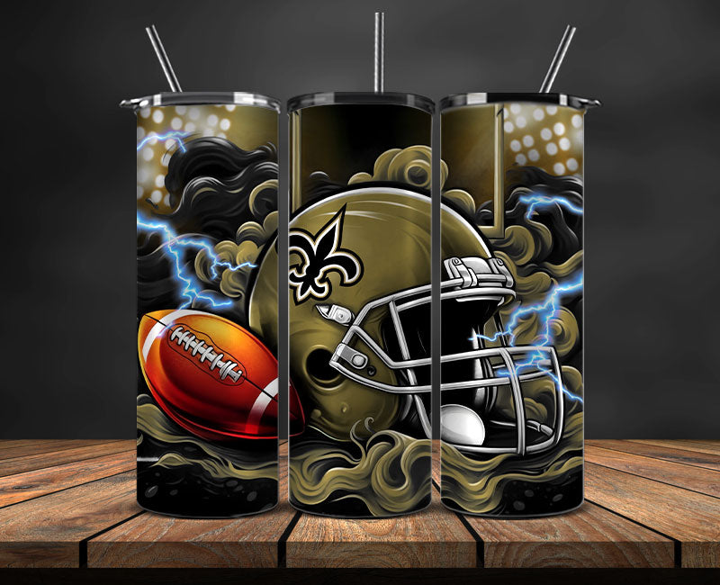 New Orleans Saints Tumbler Wraps,NFL Tumbler By AI, AI Tumbler Design 23