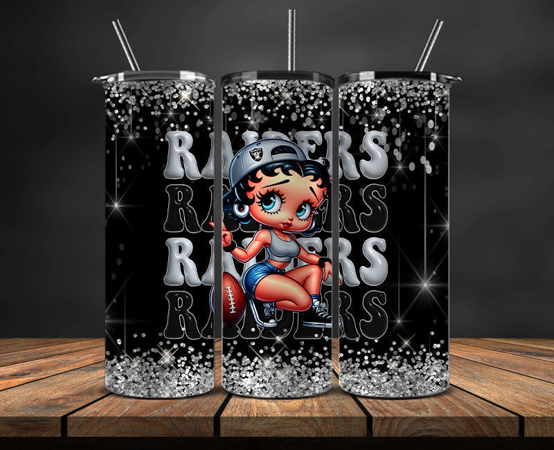 Las Vegas Raiders Tumbler Wraps, NFL Tumbler By AI, AI Tumbler Wrap 23