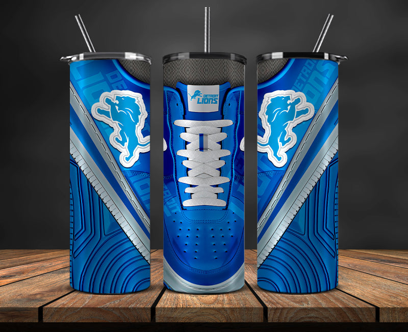 Detroit Lions Tumbler Wrap, NFL Sneaker Tumbler Wrap  25