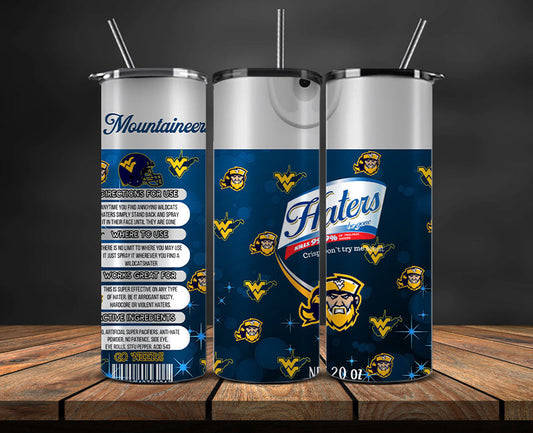 Mountaineers Haters BeGone Tumbler Wrap, College Haters BeGone Tumbler Png 25