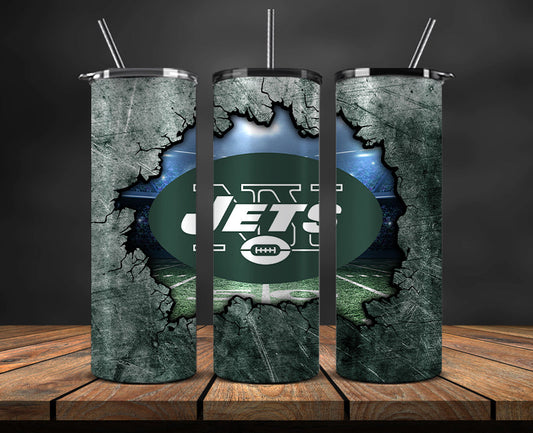 New York Jets Tumbler, NY Jets  Logo Tumbler 20oz ,NFL Football 20oz LUG- 25