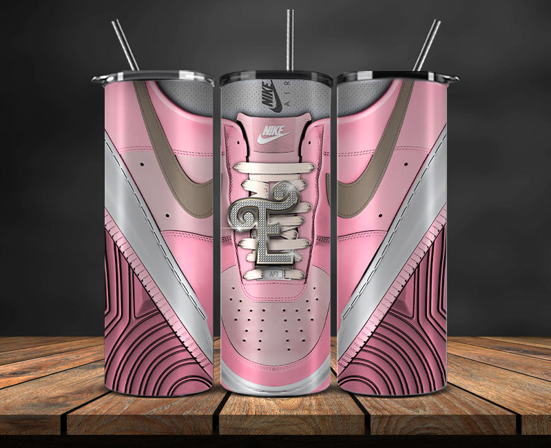 Alphabet Sneaker Tumbler Wrap ,Pink Diamond Sneaker Tumbler Wrap 25