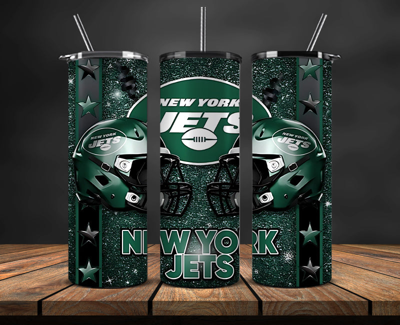 New York Jets Tumbler, NY Jets  Tumbler 20oz ,NFL Football 20oz PUG- 25