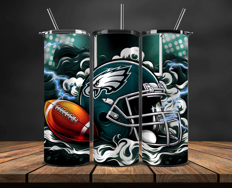 Philadelphia Eagles Tumbler Wraps,NFL Tumbler By AI, AI Tumbler Design 26