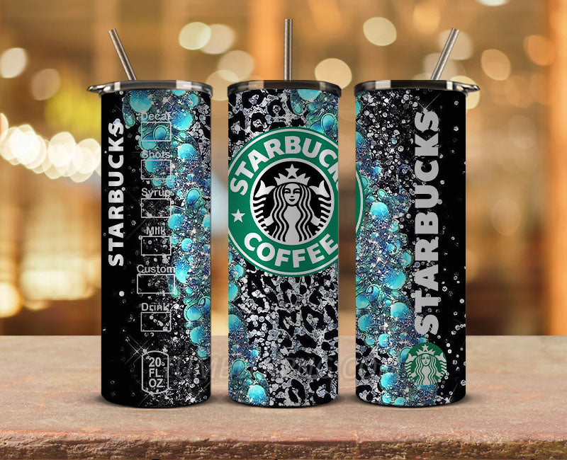 Starbucks Tumbler Png, Starbucks Glitter Sublimation, Skinny Tumbler 20oz, Skinny Starbucks 26