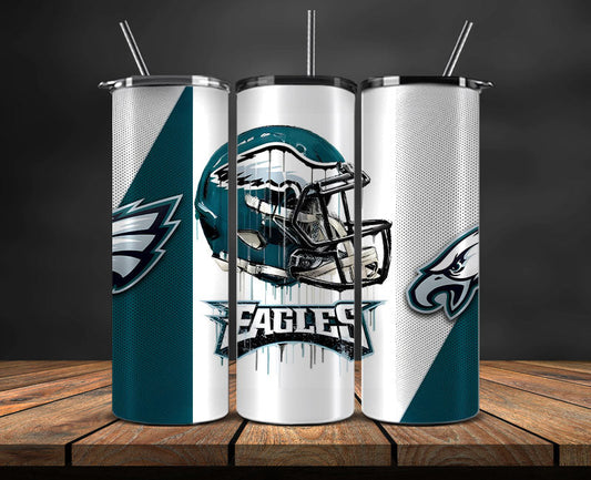 Philadelphia Eagles Tumbler Wrap, NFL Logo Tumbler Png, NFL Design Png-27