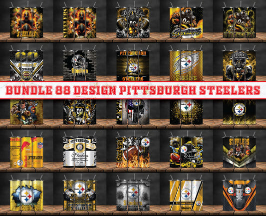 Pittsburgh Steelers Tumbler Wrap , Football Tumbler Png ,32 Team Sport png 27