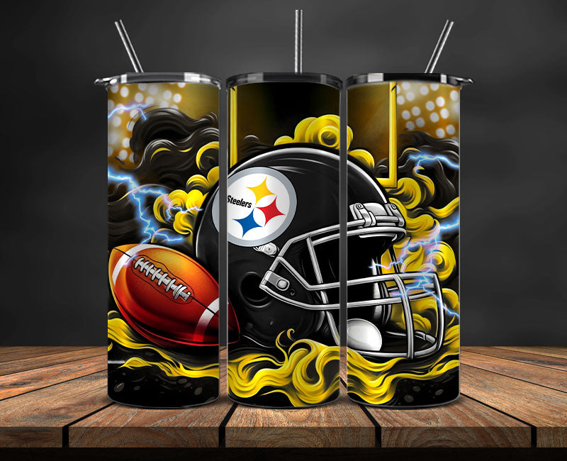 Pittsburgh Steelers Tumbler Wraps,NFL Tumbler By AI, AI Tumbler Design 27