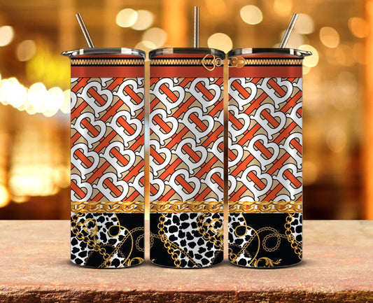 Burberry Tumbler Wrap, Burberry Tumbler Png, Burberry Logo,Luxury Logo Brand 27