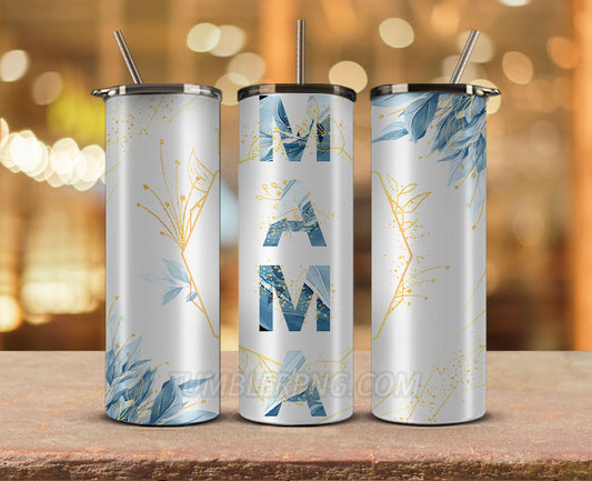 Mother's Day Tumbler Wrap Png, Mom Tumbler, Mother Tumbler,Mother's Day Skinny Tumbler 27