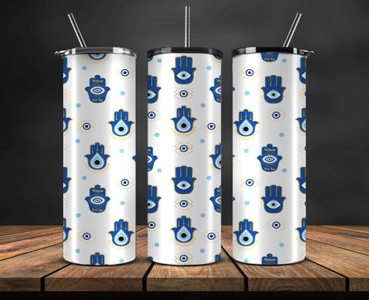 Evil Eye Skinny Tumbler Png, Evil Eye 20 oz Tumbler Wrap , Evil Eye Tumbler Wrap 28