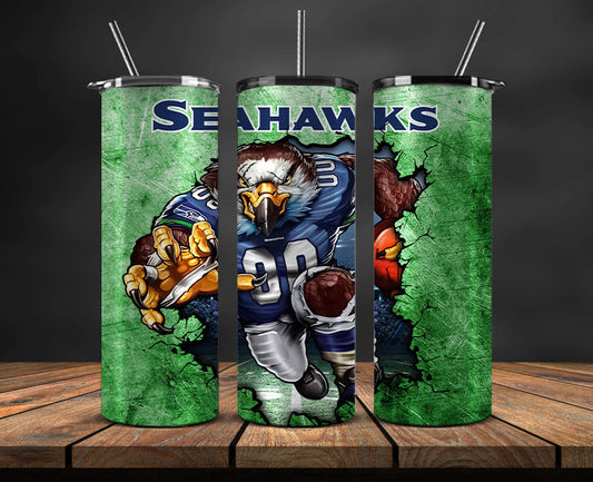 Seahawks Logo Tumbler 20oz ,NFL Football 20oz LUG- 29
