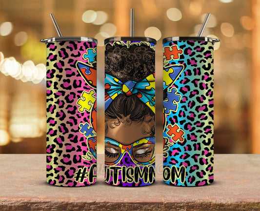 Mother's Day Tumbler Wrap Png, Mom Tumbler, Mother Tumbler,Mother's Day Skinny Tumbler 02