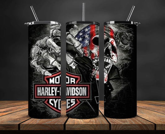 Harley Davidson Tumbler 20oz, Motor Harley Tumbler, Moto Tumbler 20oz 02