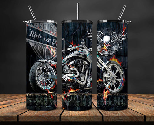 Harley Davidson Tumbler 20oz, Motor Harley Tumbler, Moto Tumbler 20oz 30