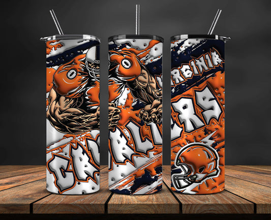 Football Mascot Colleges 3D Tumbler Skinny , Football Tumbler Png ,Nfl Png 31