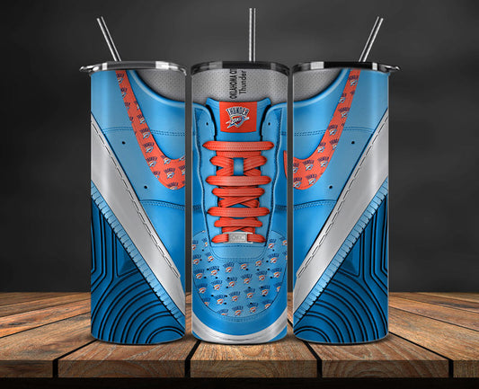 Oklahoma City Thunder Tumbler Wrap, NBA Sneaker Tumbler Wrap 32