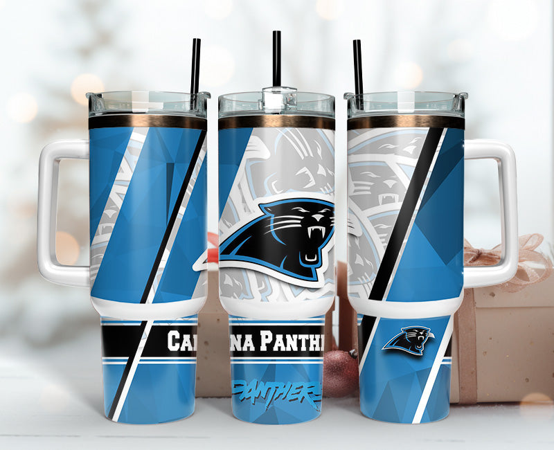 Carolina Panthers 40oz Tumbler,NFL Tumbler 40oz , 40oz Tumbler Sublimation Png , 40oz Tumbler Wrap 97