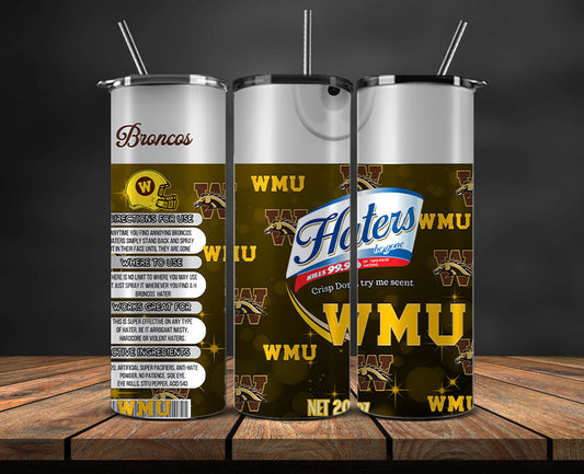 Bronco s Haters BeGone Tumbler Wrap, College Haters BeGone Tumbler Png 32