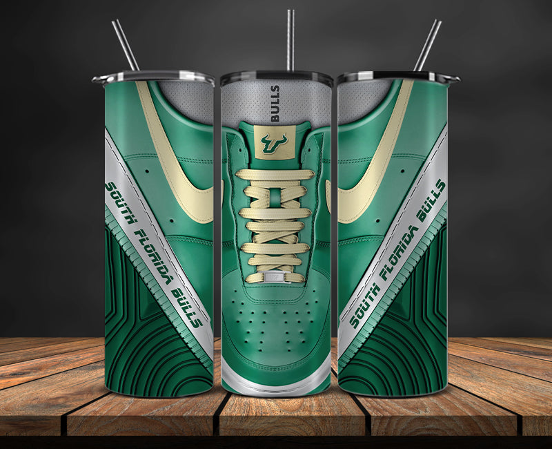 South Florida Bulls Sneaker Tumbler Wrap , College Sneaker Tumbler Wrap 33