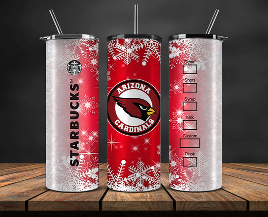 Arizona Cardinals Christmas Tumbler 20oz,NFL Merry Christmas 20oz, NFL Christmas Tumbler 20oz 33