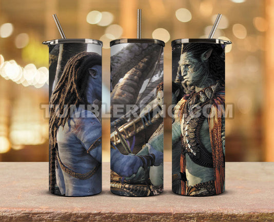 Avatar Tumbler Wrap,Avatar 20oz Tumbler Movies, Skinny Tumbler 20oz, Avatar 2 Png,The Way of Water Png, Trending Tumbler Wrap 33