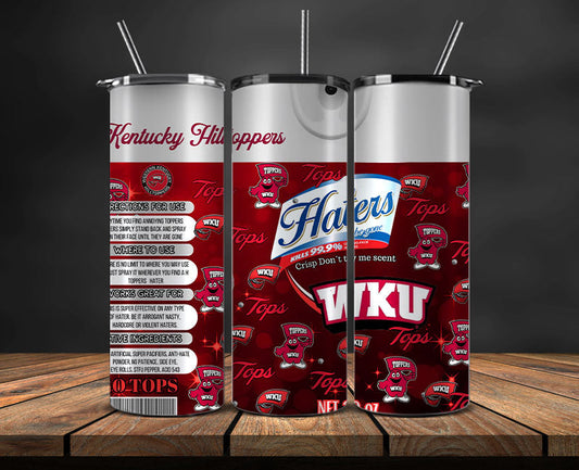 Kentucky Hilltoppers Haters BeGone Tumbler Wrap, College Haters BeGone Tumbler Png 33