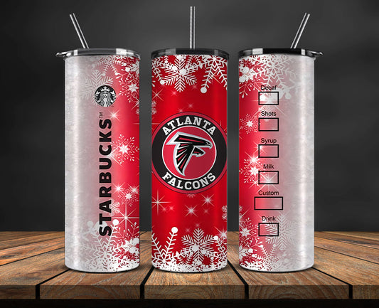 Atlanta Falcons Christmas Tumbler 20oz,NFL Merry Christmas 20oz, NFL Christmas Tumbler 20oz 34