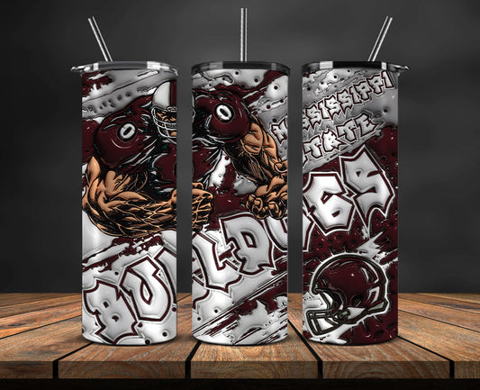 Football Mascot Colleges 3D Tumbler Skinny , Football Tumbler Png ,Nfl Png 34