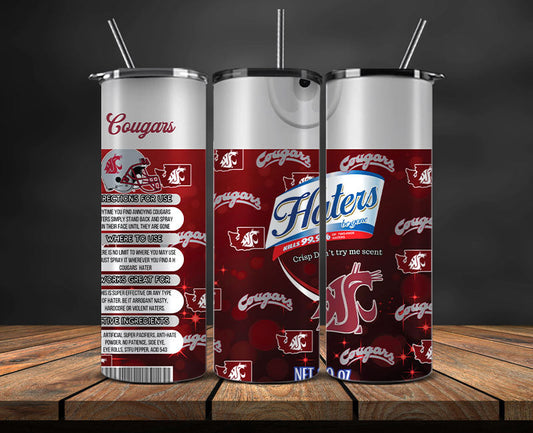 Cougars Haters BeGone Tumbler Wrap, College Haters BeGone Tumbler Png 34