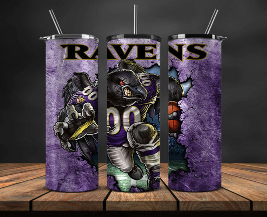 Ravens Logo Tumbler 20oz ,NFL Football 20oz LUG- 35