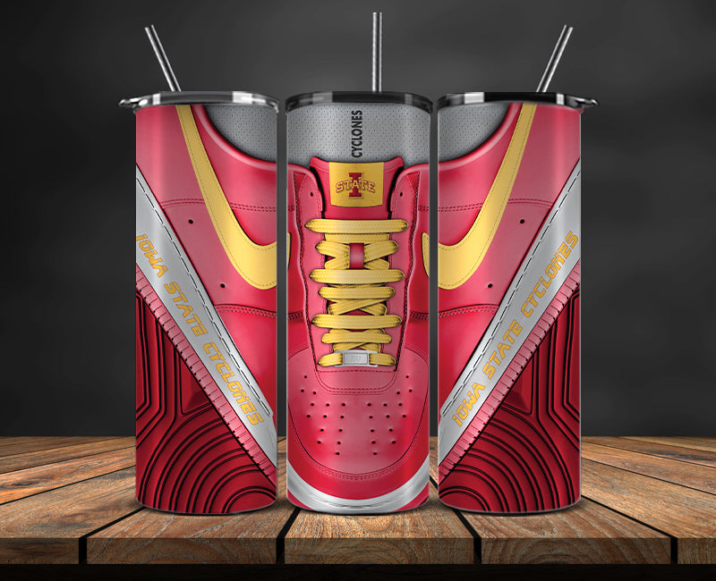 Iowa State Cyclones Sneaker Tumbler Wrap , College Sneaker Tumbler Wrap 35