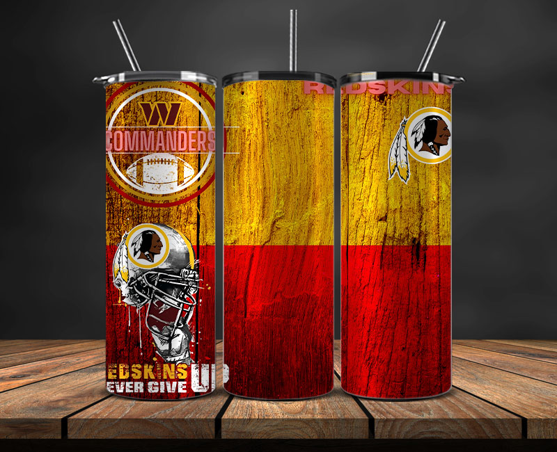 Washington Commanders Tumbler Wrap, NFL Logo Tumbler Png, NFL Design Png-36