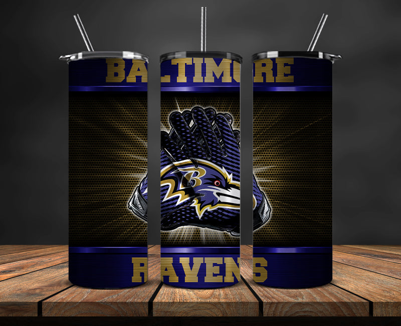 Baltimore Ravens Tumbler, Ravens Logo Tumbler 20oz ,NFL Football 20oz LUG- 36