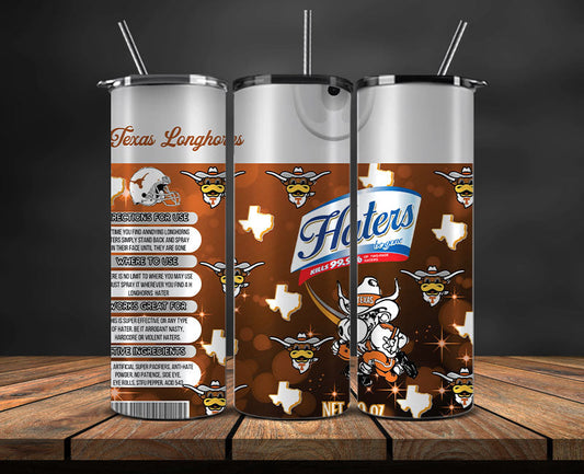 Texas Longhorns Haters BeGone Tumbler Wrap, College Haters BeGone Tumbler Png 37