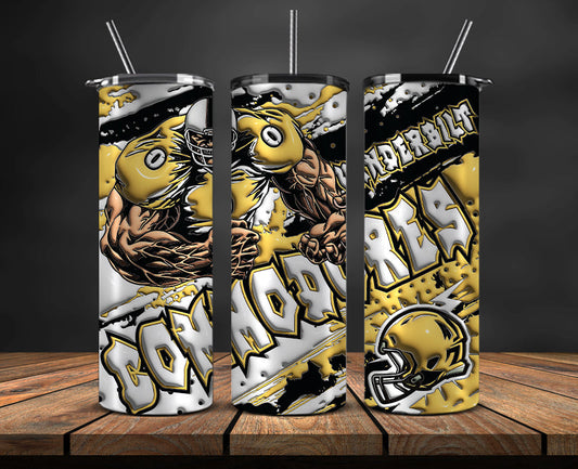 Football Mascot Colleges 3D Tumbler Skinny , Football Tumbler Png ,Nfl Png 38