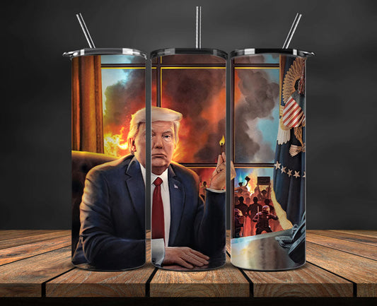 Donald Trump 2024 Tumbler Wrap,Trump 2024 ,Presidential Election 2024 ,Race To The White House 03