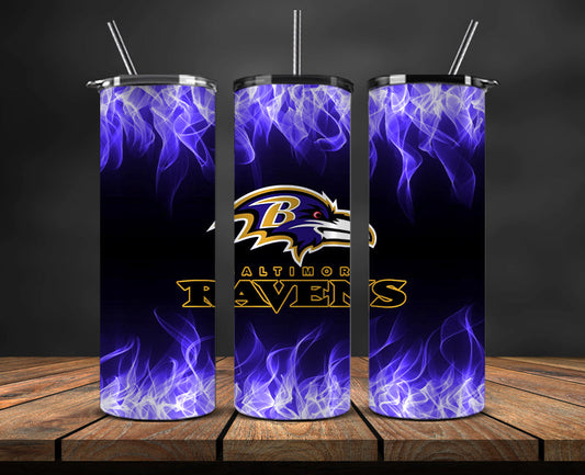 Ravens Tumbler Wrap ,Tumbler 20oz with fire effect  03