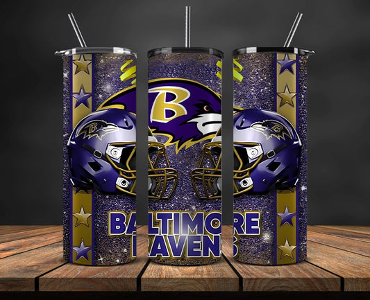 Baltimore Ravens Tumbler, Ravens Logo,NFL Season Design 03
