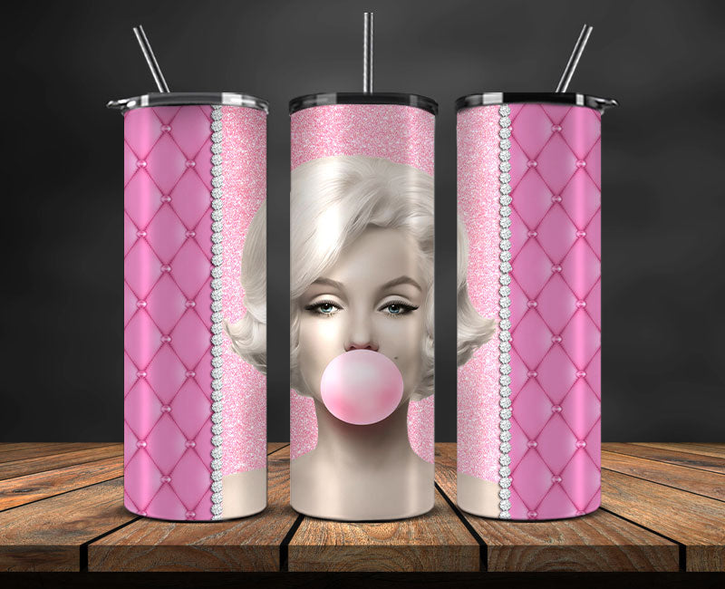 Marilyn Monroe Tumbler, Marilyn Monroe Tumbler Wrap Png, Marilyn Monroe 03