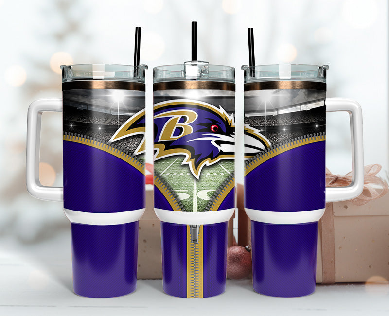 Baltimore Ravens 40oz Tumbler,NFL Tumbler 40oz , 40oz Tumbler Sublimation Png , 40oz Tumbler Wrap 36