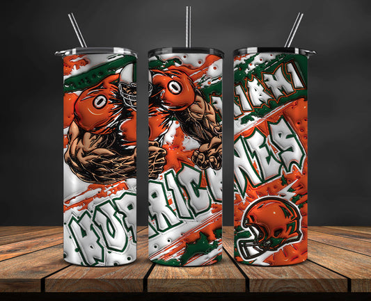 Football Mascot Colleges 3D Tumbler Skinny , Football Tumbler Png ,Nfl Png 40