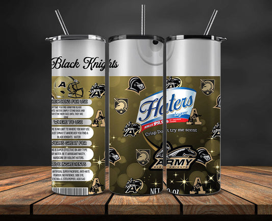 Army Black Kights Haters BeGone Tumbler Wrap, College Haters BeGone Tumbler Png 43