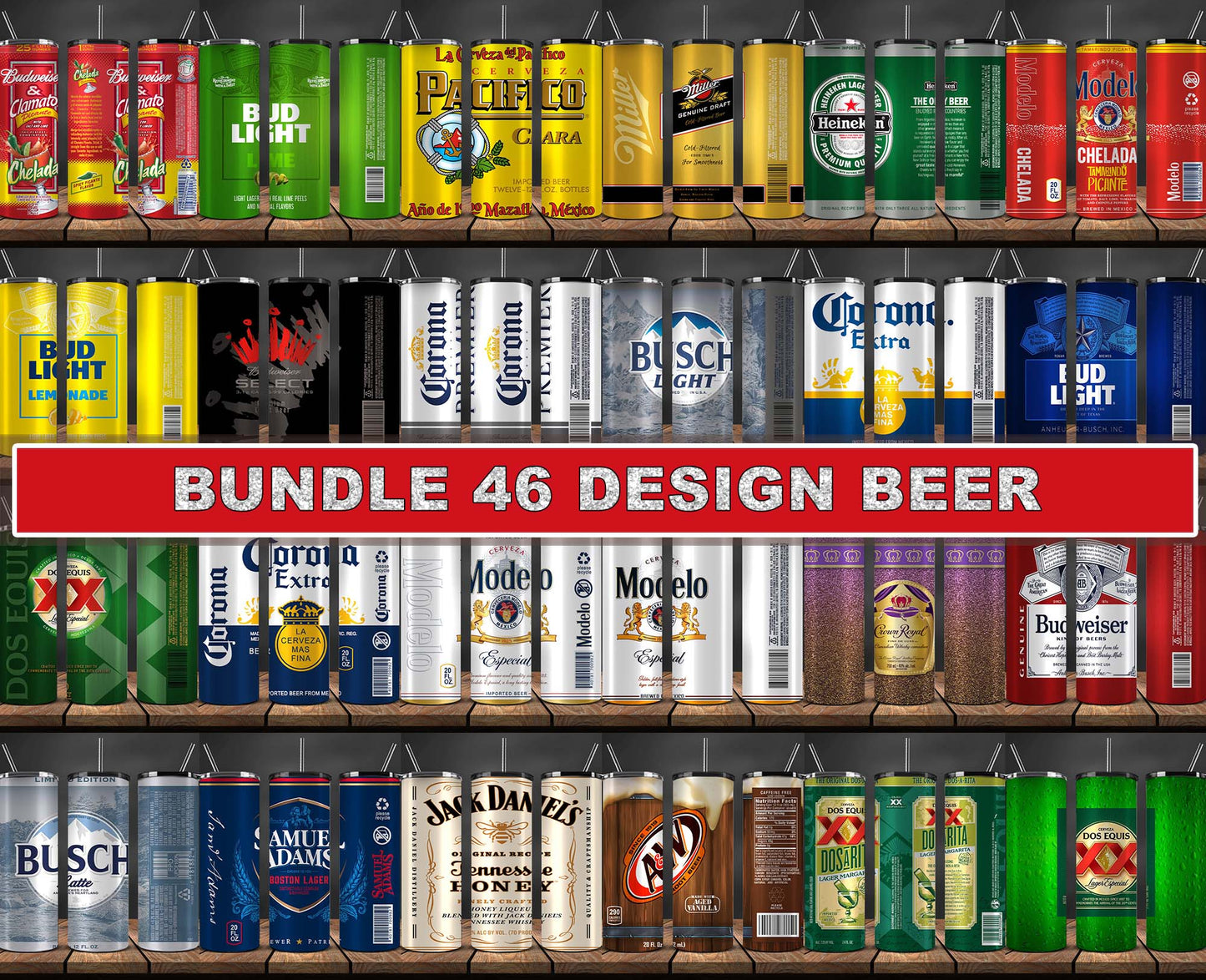 46 Design Beer Bundle 20oz Designs ,Beer Tumbler Design , Beer Digital Wrap Design, Drink Tumbler Wrap 43