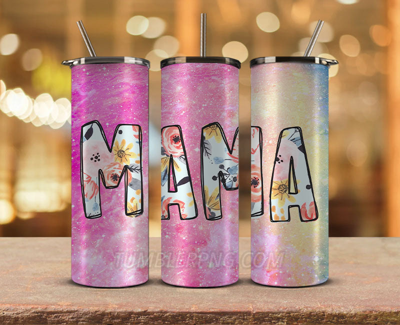 Mother's Day Tumbler Wrap Png, Mom Tumbler, Mother Tumbler,Mother's Day Skinny Tumbler 44
